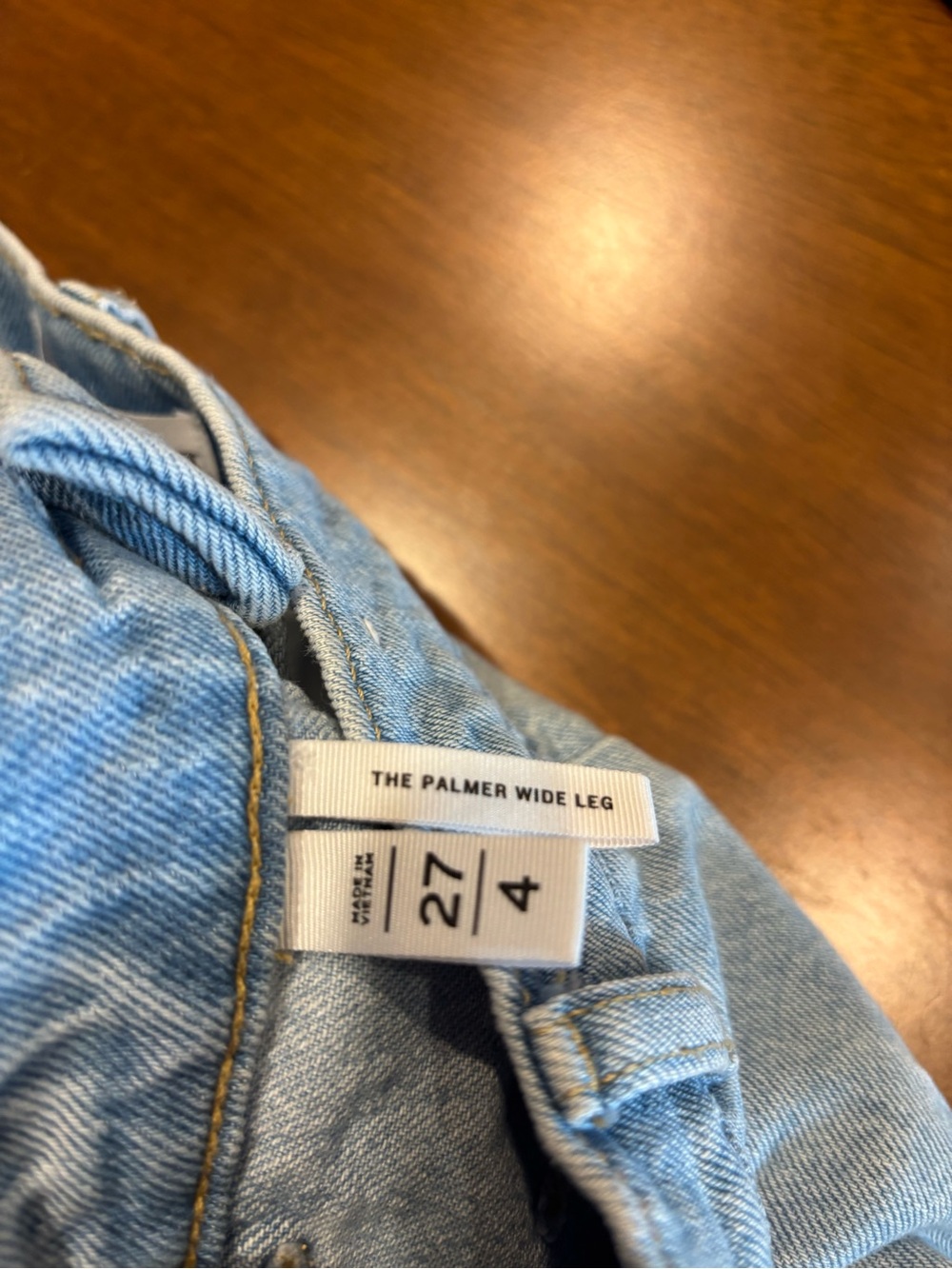 LOFT Palmer wide leg jeans 4 - Picture 5 of 8